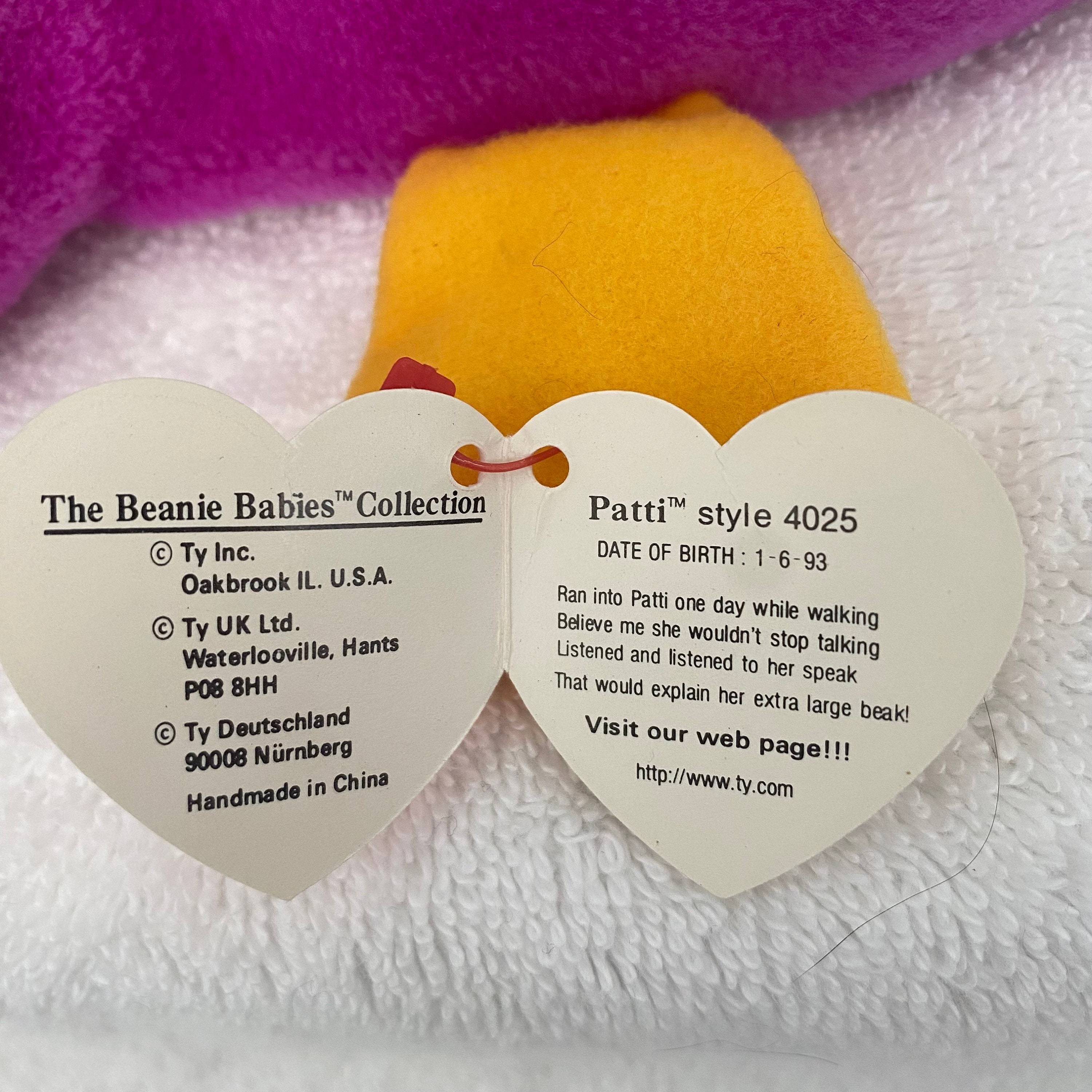 Platypus beanie baby deals