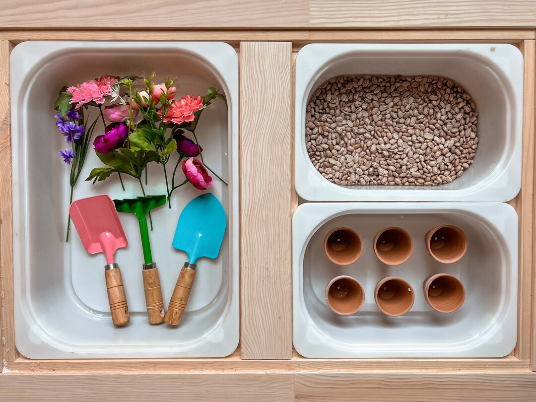 Sensory Bin Kit Spring Sensory Ikea Sensory Bin Flowers Etsy