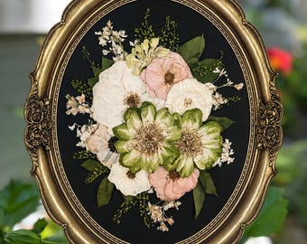 11x14 Oval | Flower Preservation | Wedding Flowers | Memorial