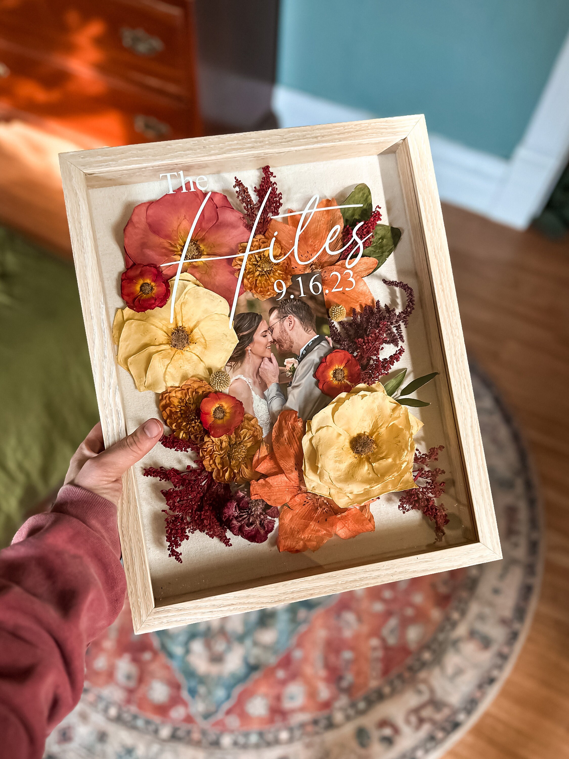 How to Make Dried Flower Shadowbox Art