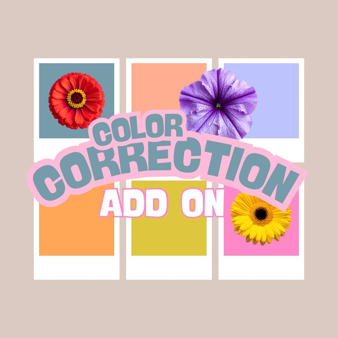 COLOR CORRECTION - Add On - Etsy