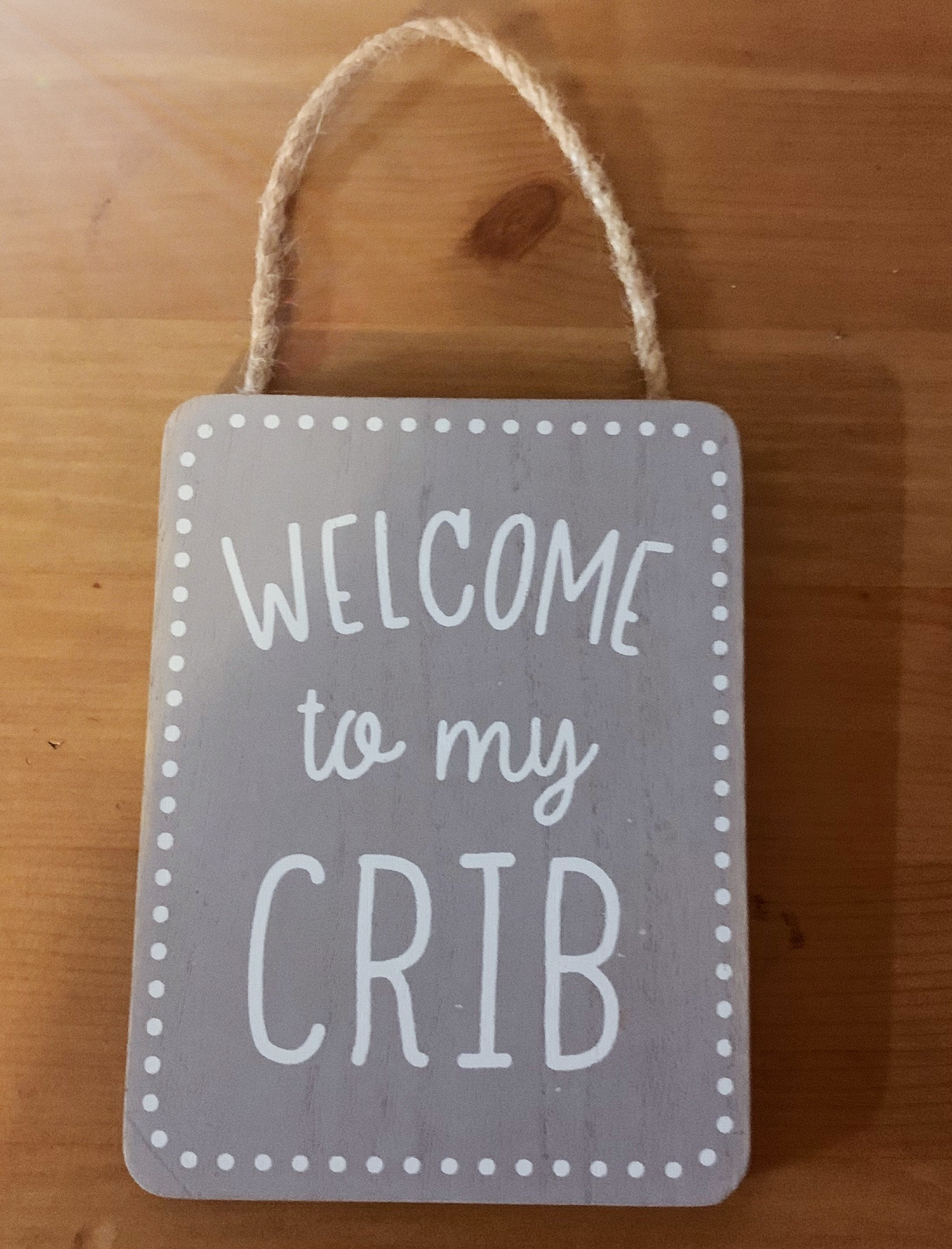 To My Crib Wooden Decorative Novelty Sign Etsy