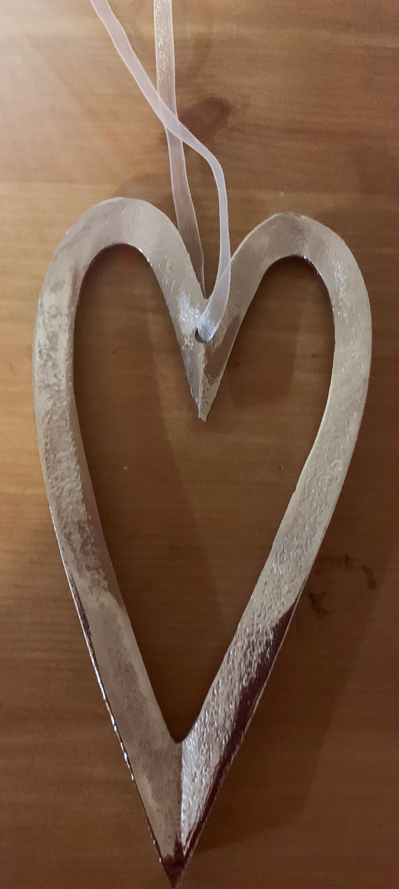 Metal Heart Hanging Ornament Decoration Etsy