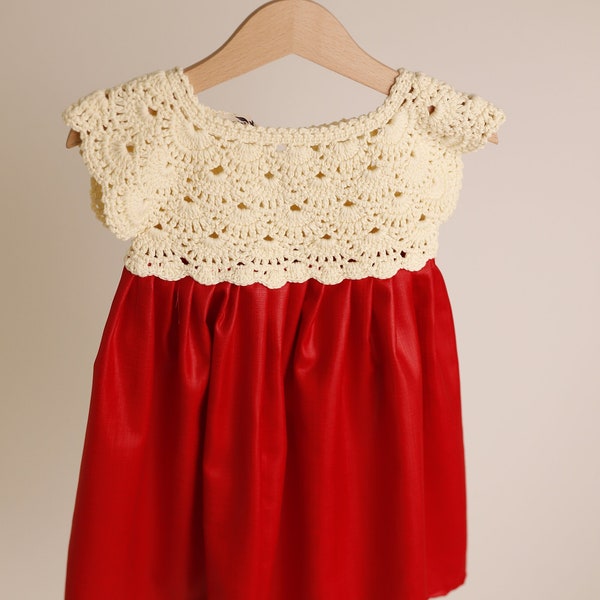 Crochet Girl Dress Etsy