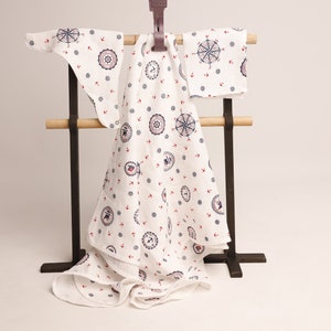 1 PCS Muslin Baby Swaddle Blankets - 100% cotton 47&quot; x 47&quot;