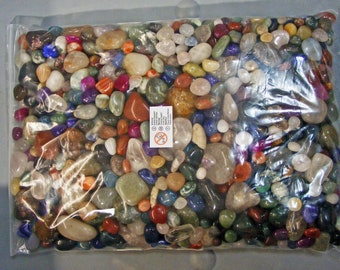 5 kg TROMMELSTEINE gemstones B from stock clearance/special price (GP: 9.95 euros per KG)