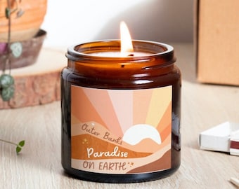 Outer Banks Amber Jar Candle | OBX, Pogue Life, P4L, OBX North Carolina, John B, Chase Stokes, Madelyn Cline, Sarah Cameron, OBX Summer