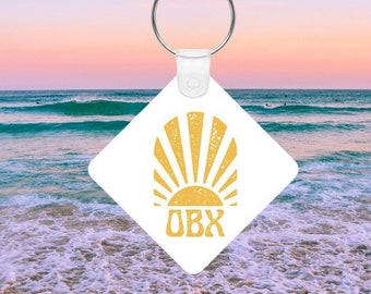 OBX Sunburst Keychain | Pogue Life, P4L, OBX North Carolina, Outer Banks Keychain, John B, Chase Stokes, Madelyn Cline OBX Life