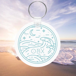 OBX Waves Key Chain| Pogue Life, P4L, OBX North Carolina, Outer Banks Pogue, John B, Chase Stokes, Outer Banks Merch