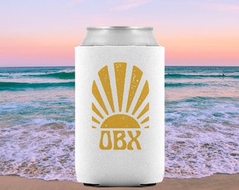 OBX Sunburst Can Cooler | Outer Banks Koozie | OBX, Pogue Life, P4L, OBX North Carolina, Outer Banks, John B, Chase Stokes, Beer Koozie