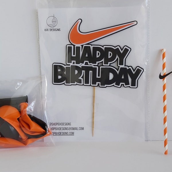 Birthday Cake Topper | Sports | Basketball | Sports Gift | Birthday Gifts | Party Decor | Gift Box | Ballers | Kids | Party Box |