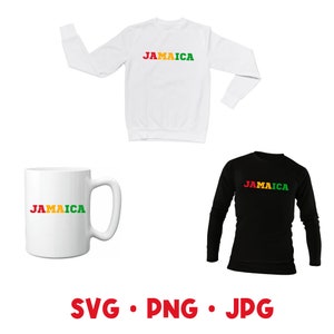 Rasta Jamaika | Svg Png Jpg | Jamaika | Rastafari | Jamaika | Karibik | Kleidung | Jamaika T-Shirt | Tasse | Schild | Schneiden