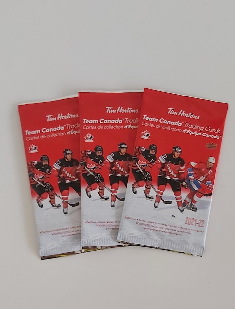 SEALED Pack 202122 Tim Hortons Team Canada Trading Cards Etsy