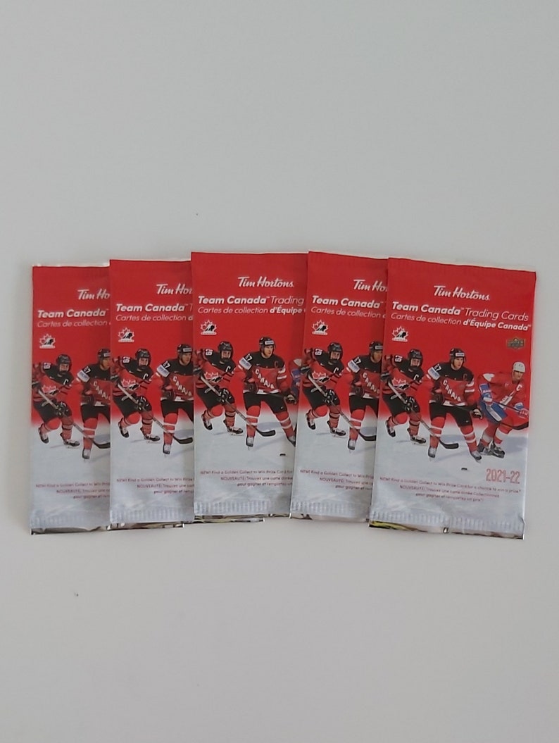 SEALED Pack 202122 Tim Hortons Team Canada Trading Cards Etsy