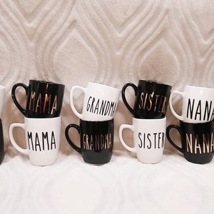 Rae dunn style mugs