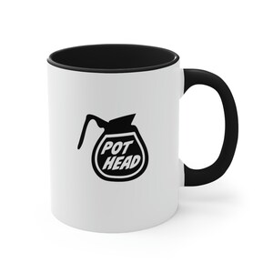 Pot Head Accent Coffee Mug, 11oz