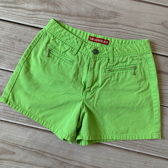 Lime green shorts, 5, 7, y2k shorts, 90s shorts, … - image 8