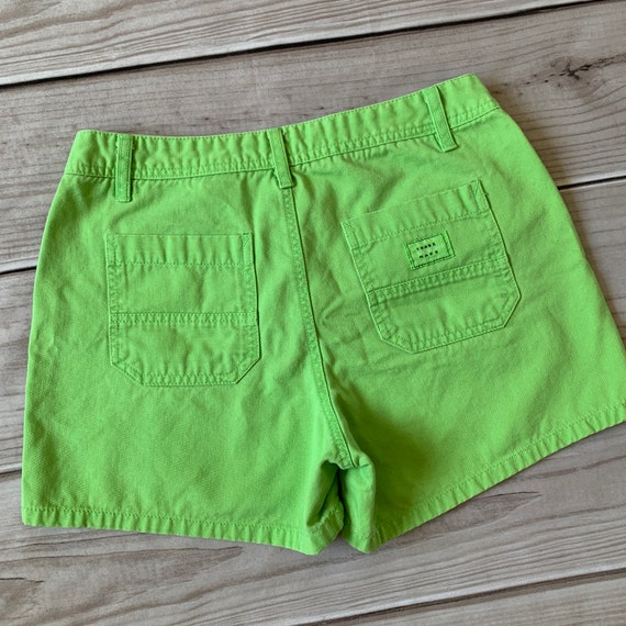 Lime green shorts, 5, 7, y2k shorts, 90s shorts, … - image 7