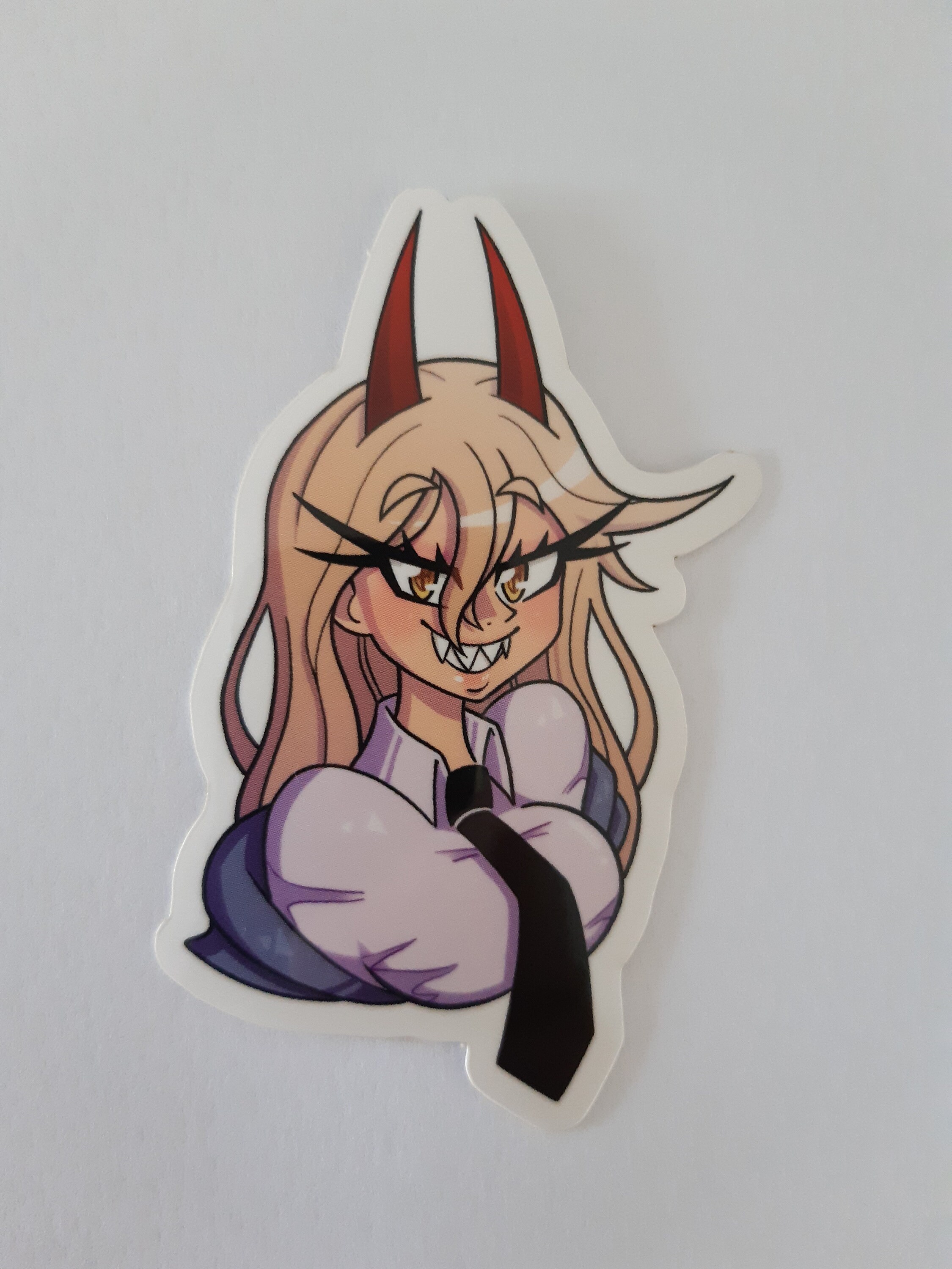 Power Chainsaw Man Sticker Etsy