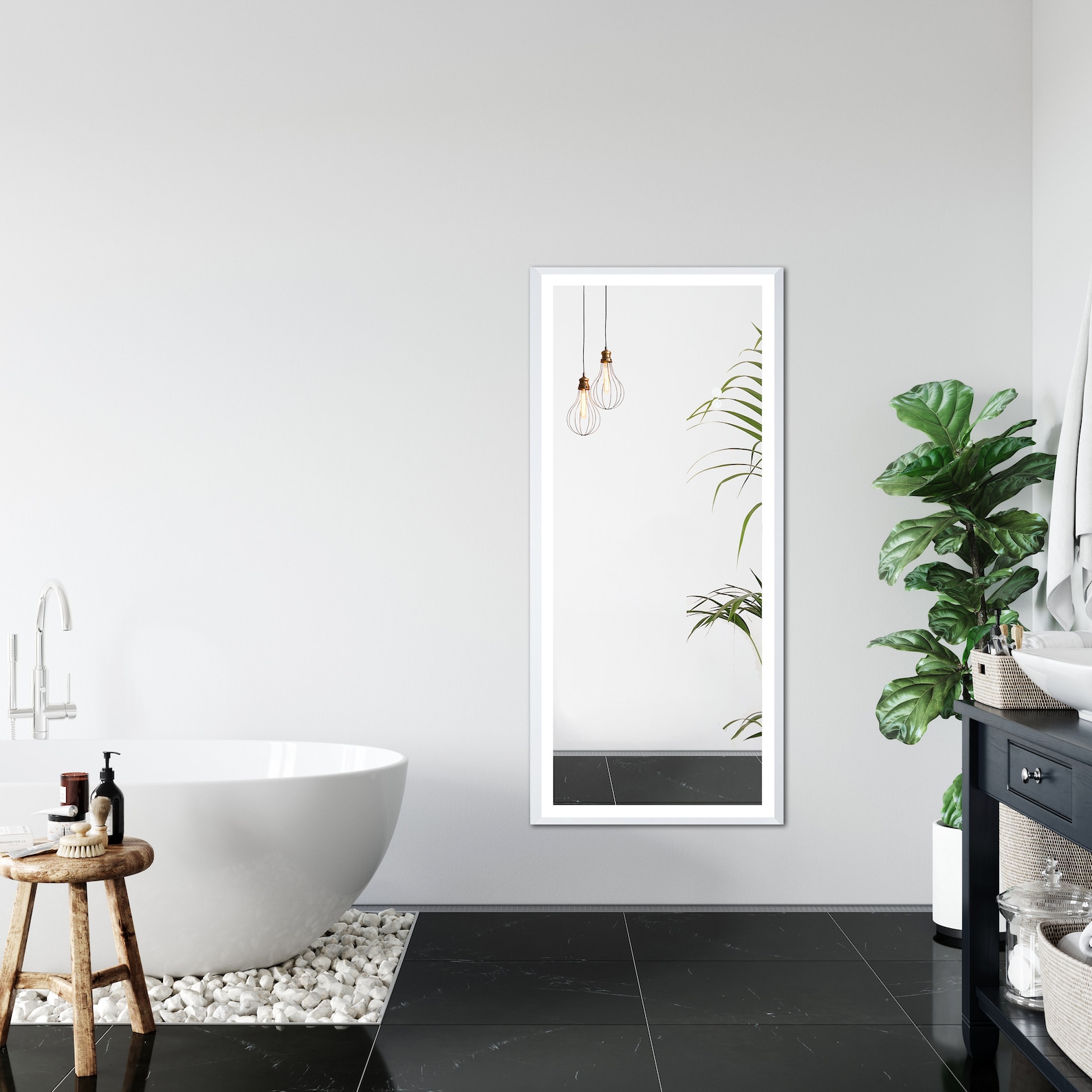 LED Fullbody mirror Light Floor mirror Vanity Mirror Etsy