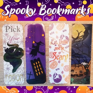 Spooky Bookmarks