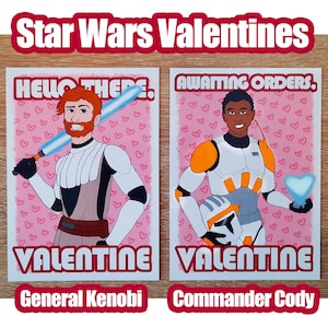 Clone Wars Valentines Prints