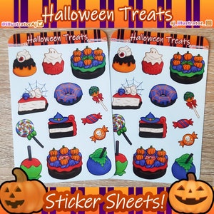 Halloween Treat Sticker Sheet
