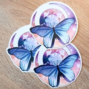 Mond Schmetterling Sticker