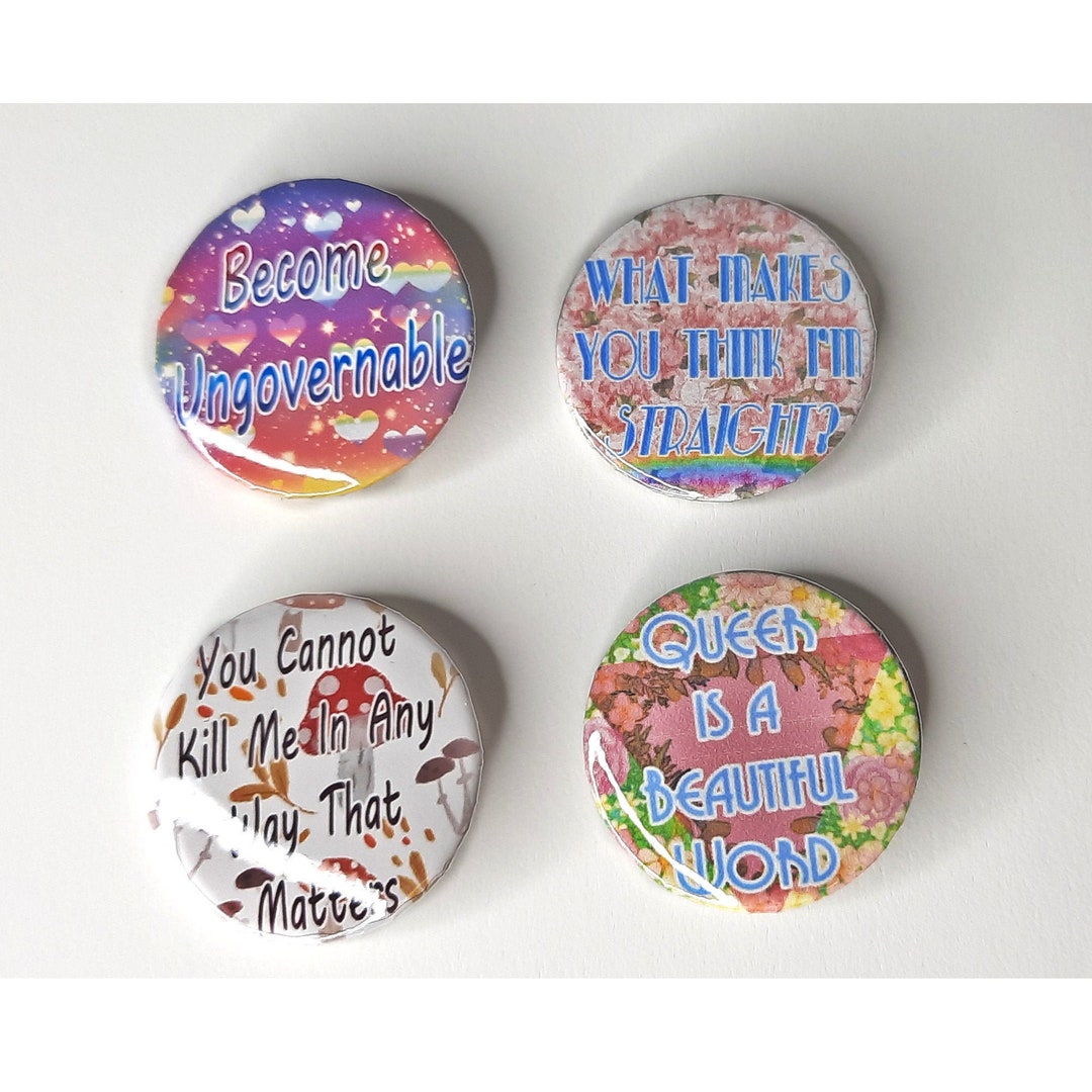 Lustige und Queer Spruch Knöpfe 1,25 Zoll Etsy.de