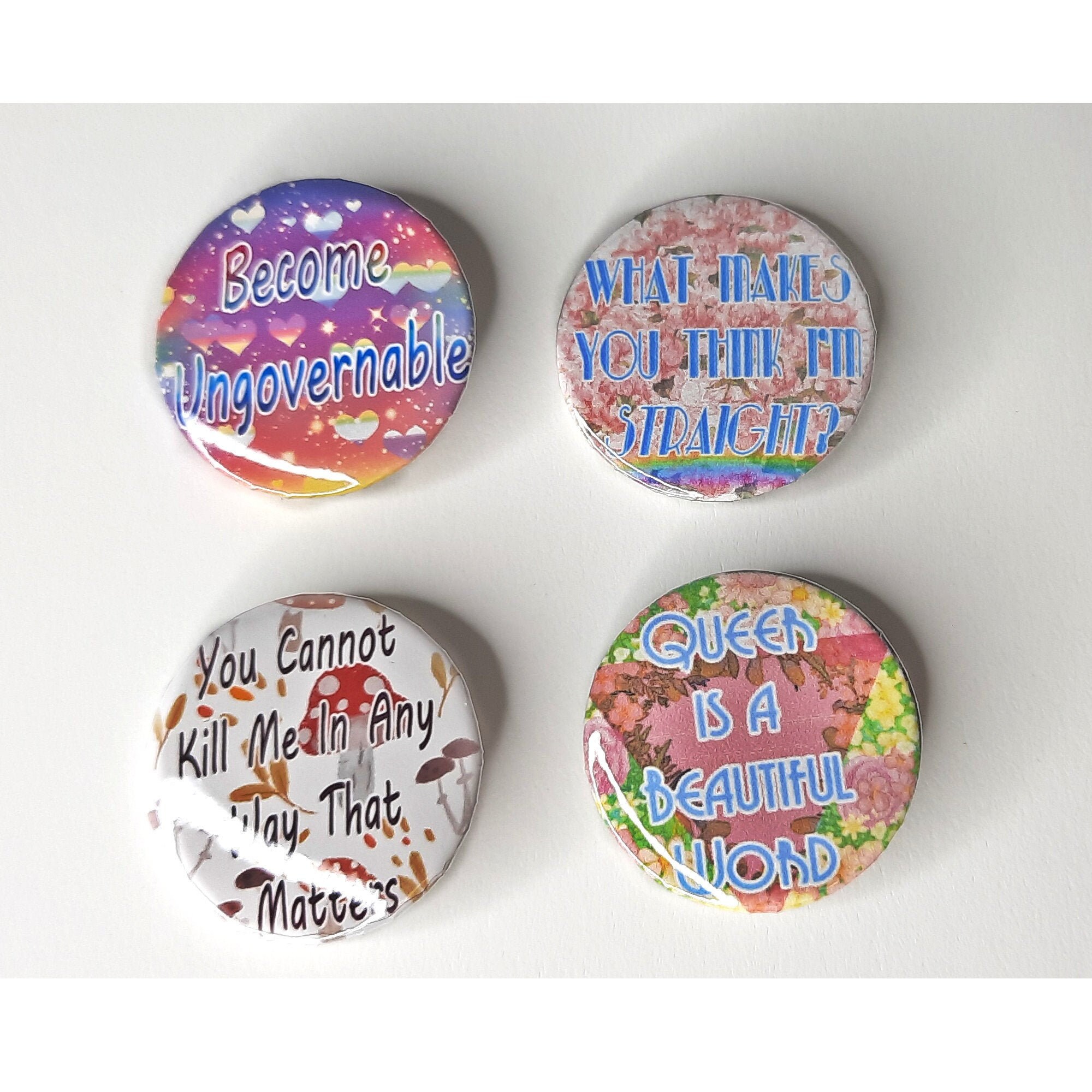 Lustige und Queer Spruch Knöpfe 1,25 Zoll Etsy.de
