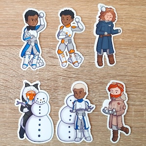 Clone Wars Snow Gear Stickers