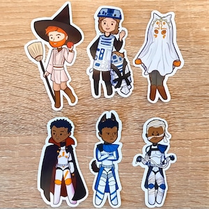 Clone Wars Halloween Stickers