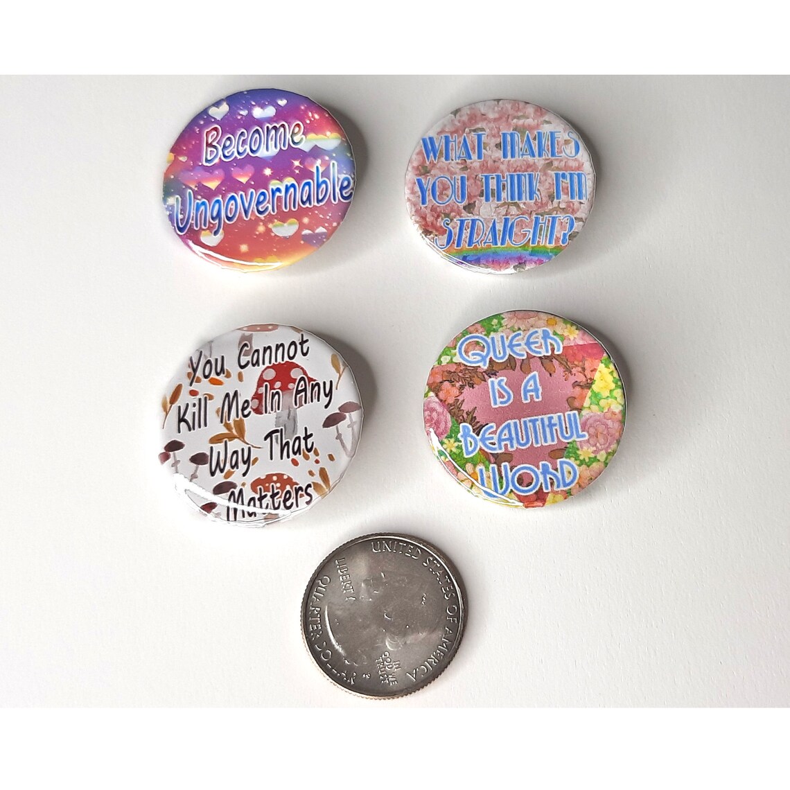 Lustige und Queer Spruch Knöpfe 1,25 Zoll Etsy.de