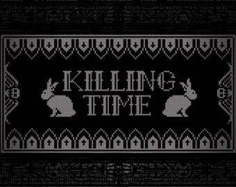 Killing Time - Gothic Cross Stitch Pattern - Digital Download - Echo & The Bunnymen