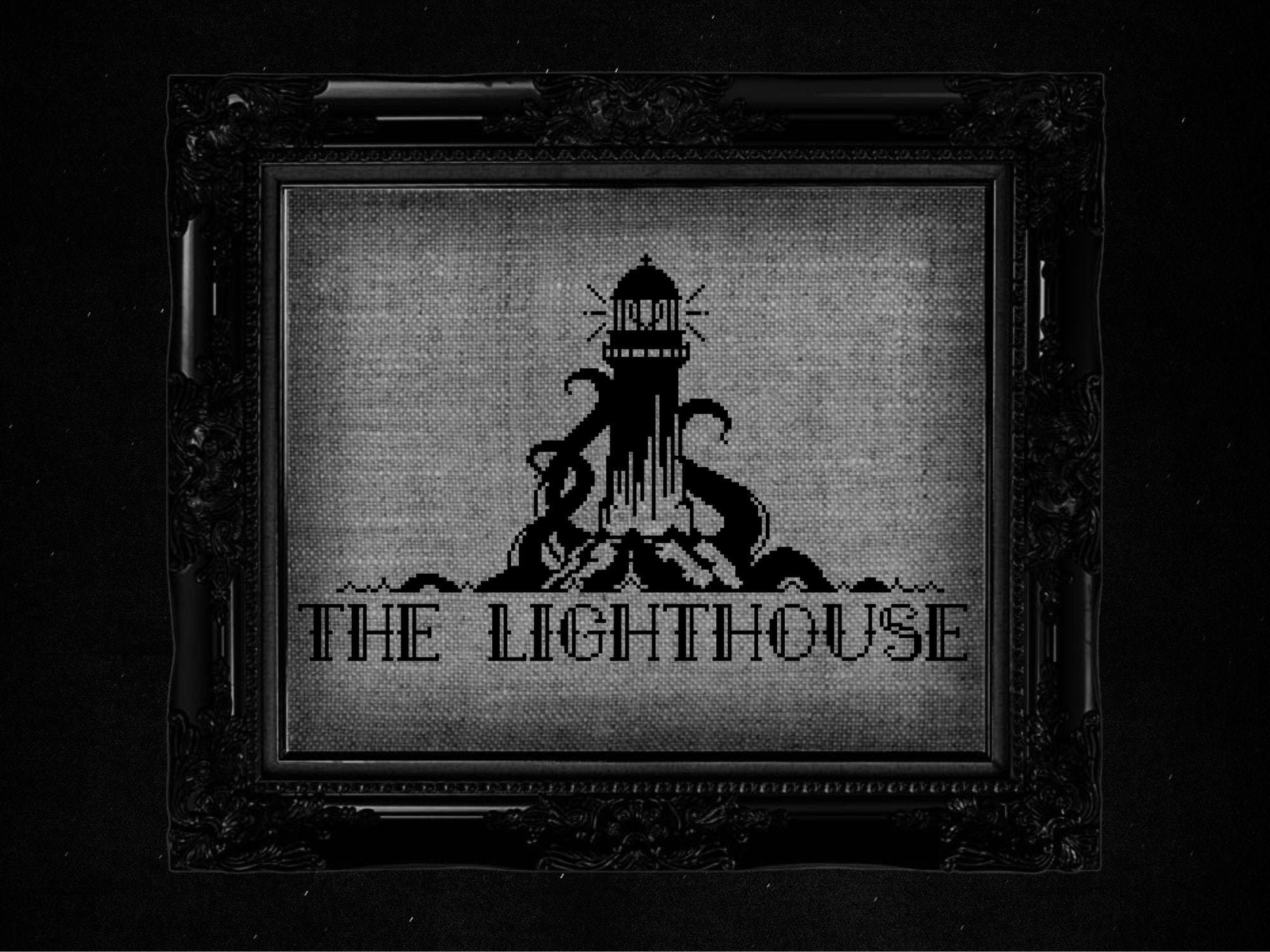 The Lighthouse - Movie Inspired Cross Stitch Pattern - Instant PDF Download
