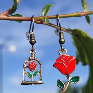 Beauty & The Beast Inspired Earrings