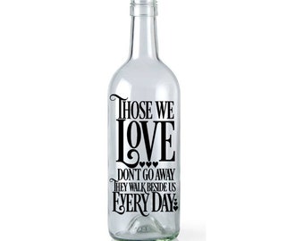 17.5 X 8 cm CANDLE VINYL DECAL THE BEST WINES for WINE BOTTLE