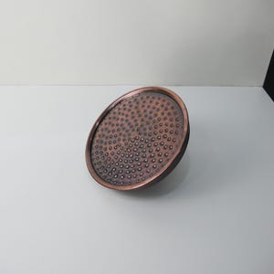 Copper Finish Brass Rain Showerhead – Handmade Indoor & Outdoor Shower Head, Moroccan Round Shower Head