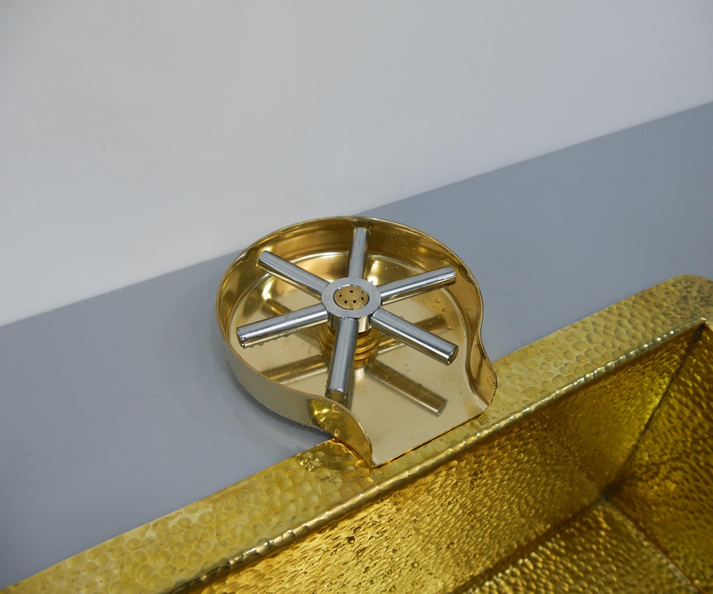 Handmade Brass Glass Rinser – Bar Sink Cup Washer – Unlacquered Brass ...