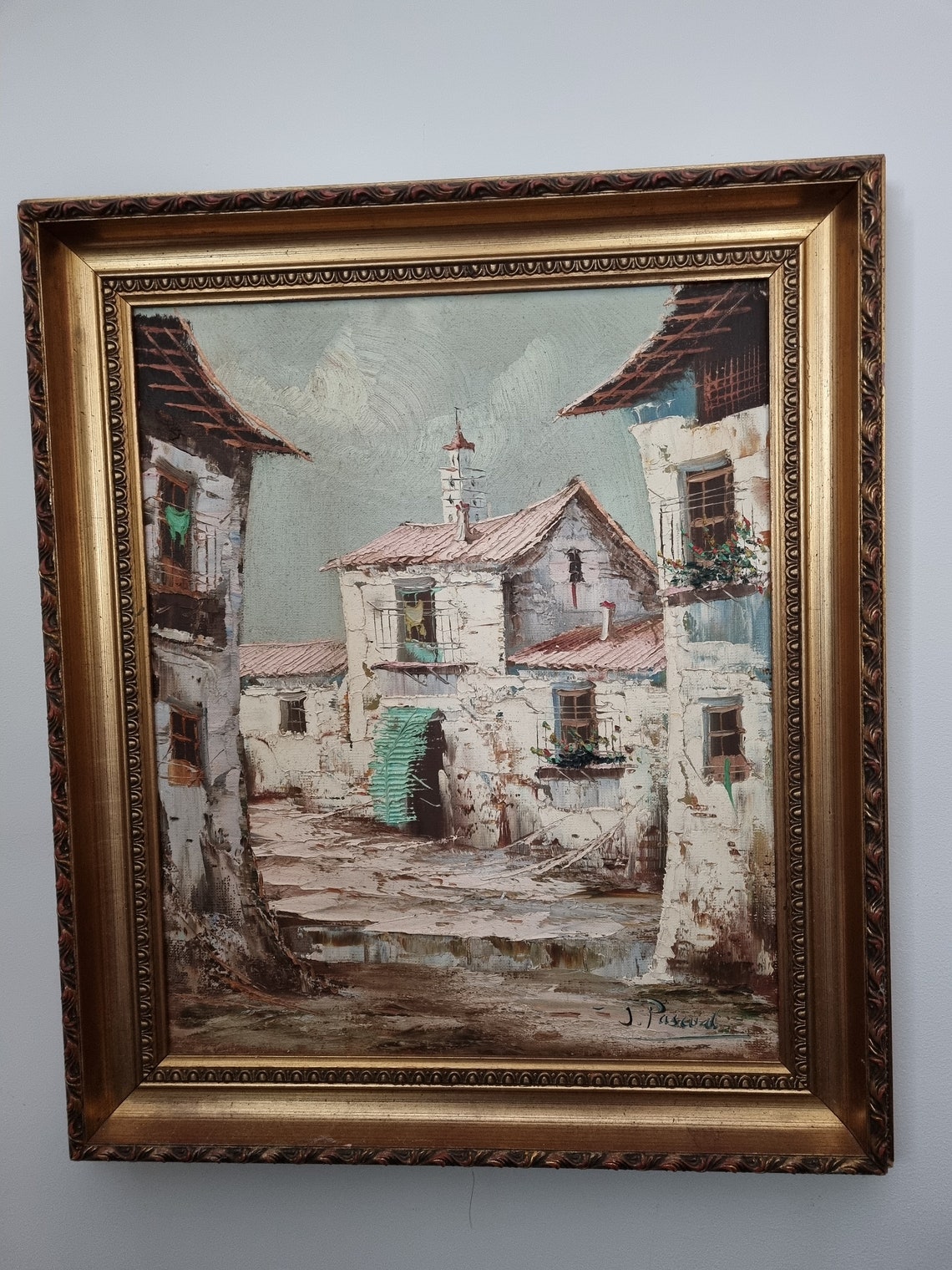 Original Framed Spanish Oil Painting on Canvas by Juan Pascual Etsy