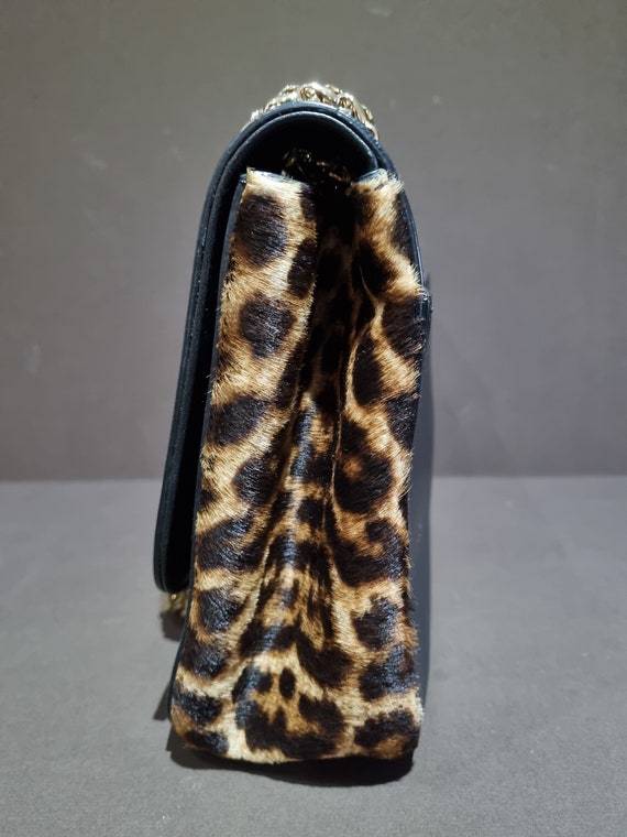 Christian Louboutin - Sweet Charity Leopard Bow Mini Crossbody Bag