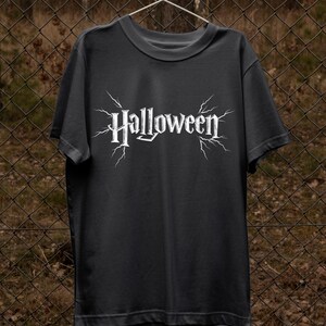 HP Font Halloween T-Shirt: Unisex Cotton Tee for Fans