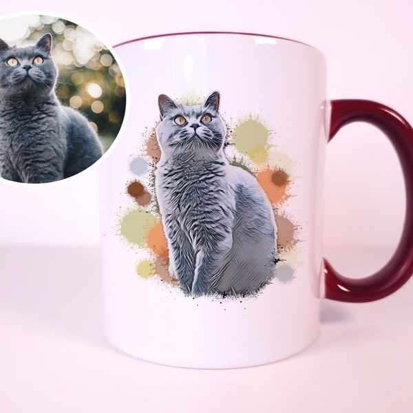 Personalisierte Haustiertasse/ Hundetasse/ Katzentasse / personalisiertes Geschenk /  Tierfreunde/ personalisierte Tasse/ Fototasse/