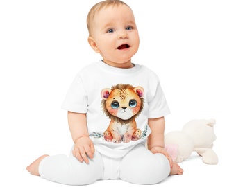 Baby T-Shirt, Tiger, Löwe, Tier