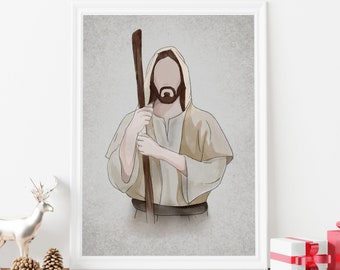 Christ's Embrace| Jesus Portrait| Jesus painting| Jesus art| jesus wall art| jesus picture| jesus watercolor| home decor| lds art| printable