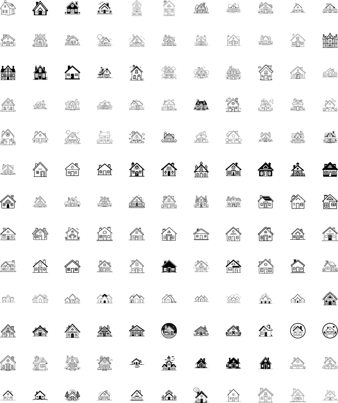 Home Svg Bundle, House Vector Cricut, Digital Download, Png Bundle ...
