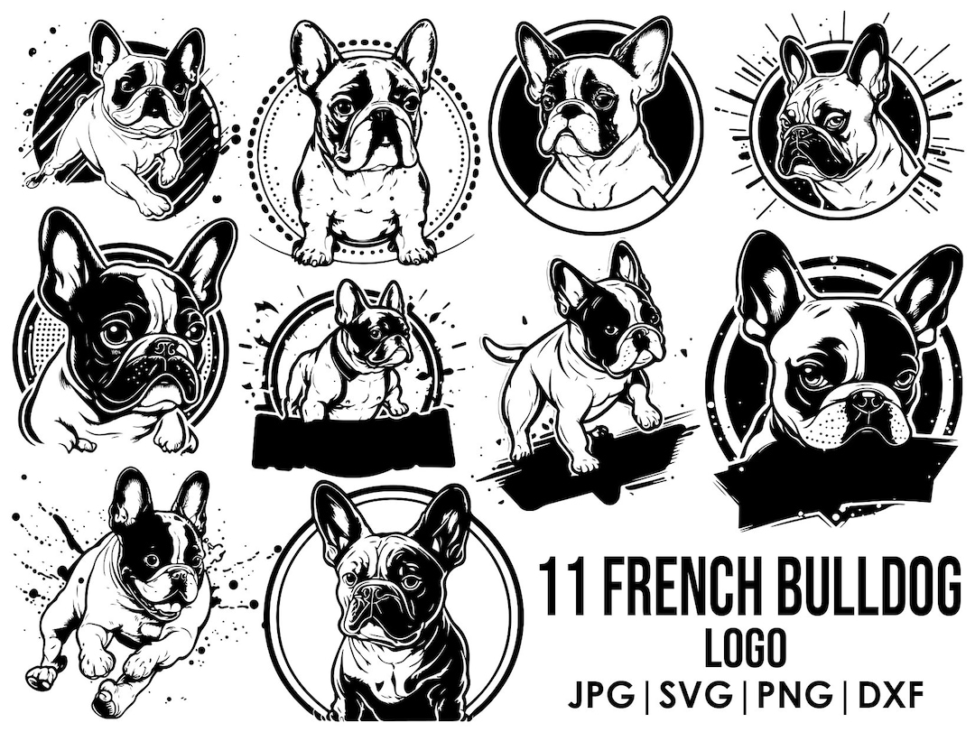 English Bull Doge Lot de 2 étiquettes à bagages en cuir PU Protection de la vie privée