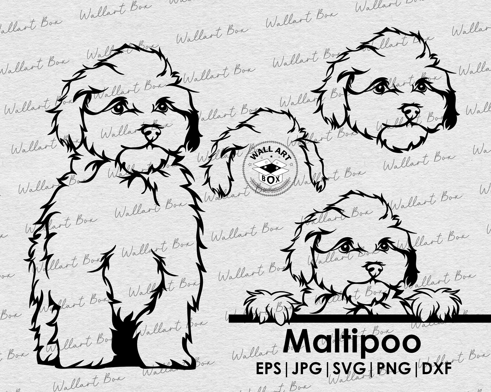 犬　絵 覚えてる部分だけ犬を描く 犬はいい子