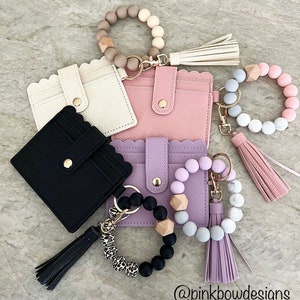 Porte-cartes portefeuille, bracelet en silicone, cadeau pour maman, cadeau pour meilleure amie, cadeaux de demoiselle d'honneur, cadeaux d'anniversaire, cadeaux pour professeur