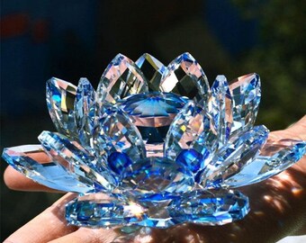 OwnMy Crystal Lotus Flower Jewelry Dish Home Decoration Desk Ornaments Paperweight Jewelry Holder Tray Decor Dish Plate OwnMy Crystal Lotus Flower Jewelry Dish Home Decoration Desk Ornaments Paperweight Jewelry Holder Tray Decor Dish Plate
